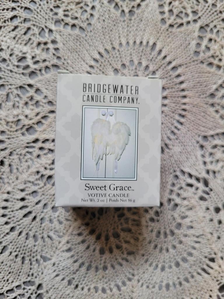 Bridgewater Candle Company Sweet Grace Votive Kaars, Overige materialen, Wit, Nieuw, Ophalen of Verzenden