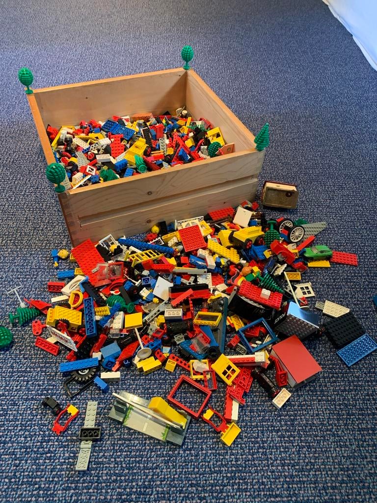 Grote partij LEGO bouwstenen - Eindeloos speelplezier!, Ophalen, Gebruikt