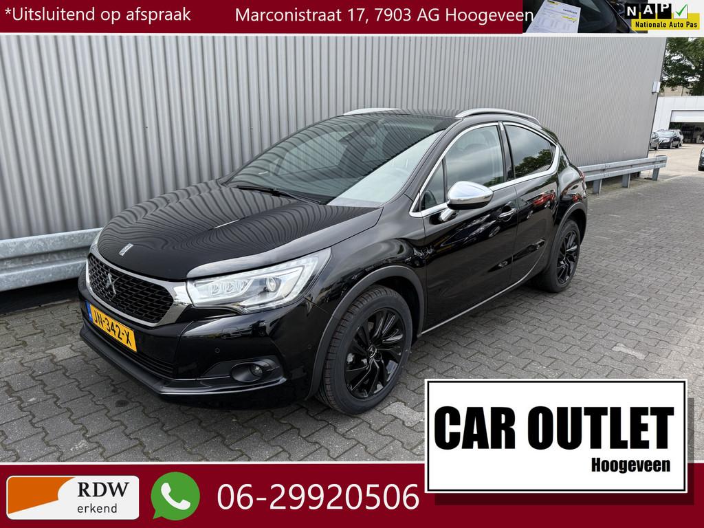 DS DS 4 Crossback 1.2 PureTech Business LED Clima Navi Camer, Gebruikt, 1199 cc, Leder en Stof, Zwart