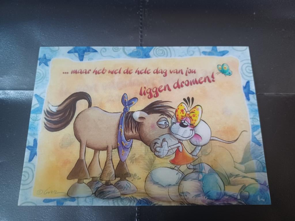 Diddl ansichtkaart (1), Verzamelen, Ophalen, Diddlina, Zo goed als nieuw, Papier, Kaart of Schrift