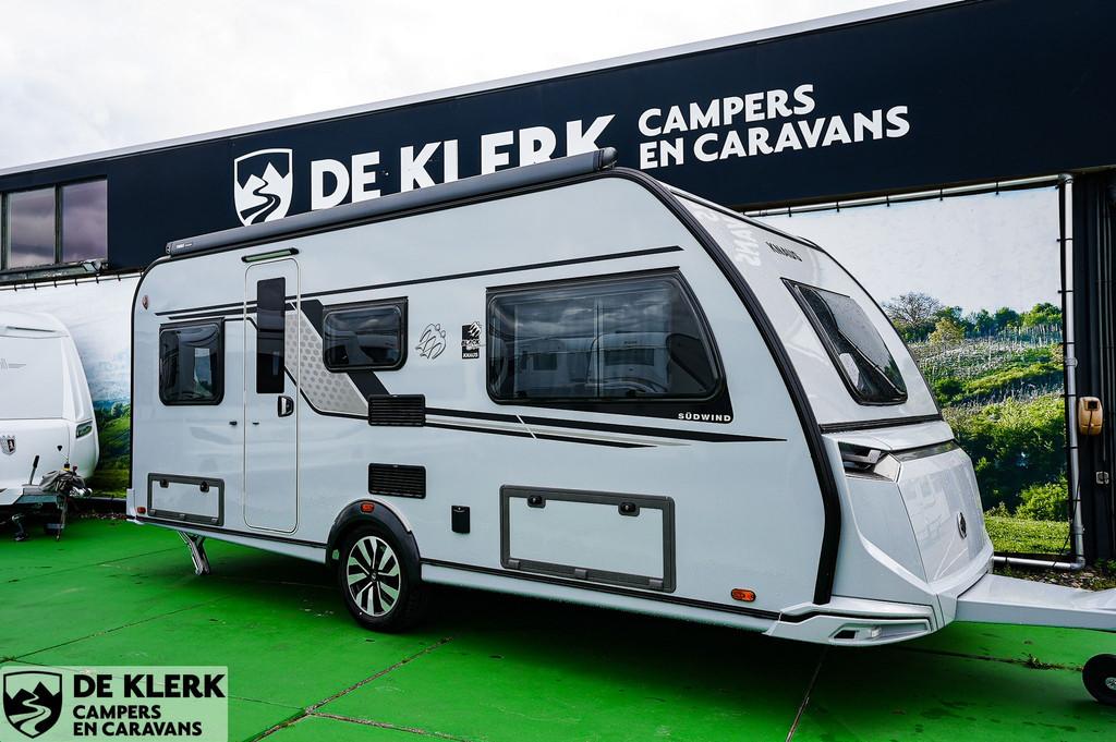Knaus SUDWIND 500 EU BlackSelection Campovolo grey / 50% Dea, Caravans en Kamperen, Caravans, 7 tot 8 meter, Bedrijf, Info@deklerkcaravans.nl