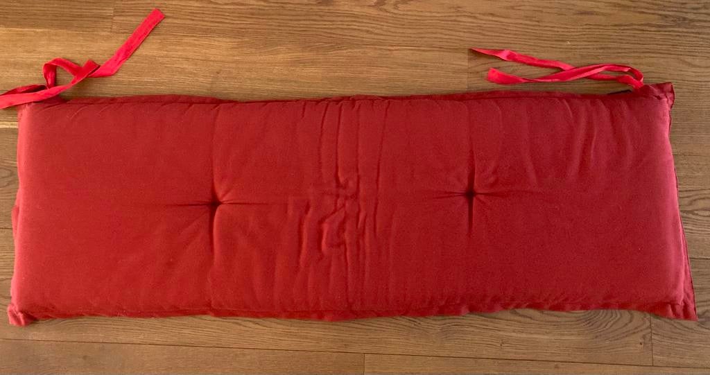 Tuinbankkussen Madison 150x48cm rood van Kees Smit, Tuin en Terras, Tuinmeubel-accessoires, Ophalen, Zo goed als nieuw