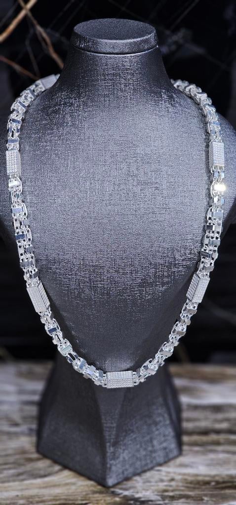 925 Italiaans Zilveren Magnum setje 70cm / 20cm / 8mm, Ophalen of Verzenden, Nieuw, Zilver, Zilver