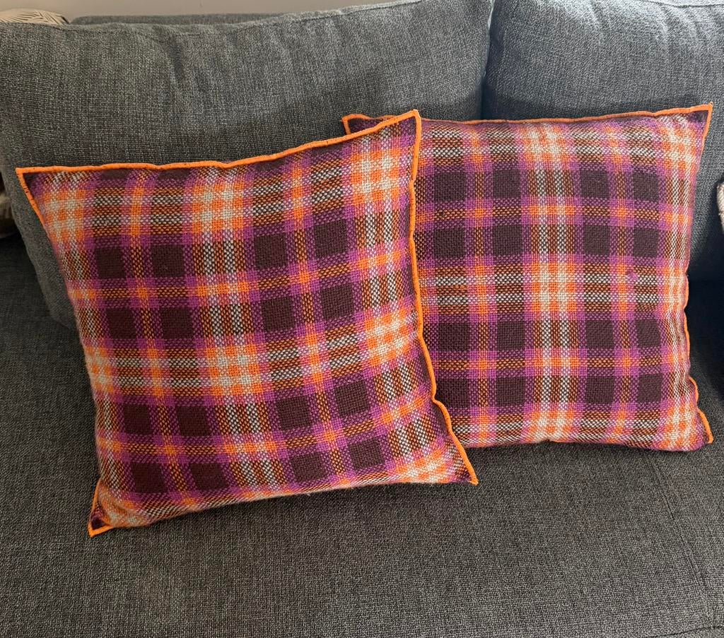 HK Living kussens, Huis en Inrichting, Woonaccessoires | Kussens, Ophalen, Zo goed als nieuw, Overige kleuren, Vierkant