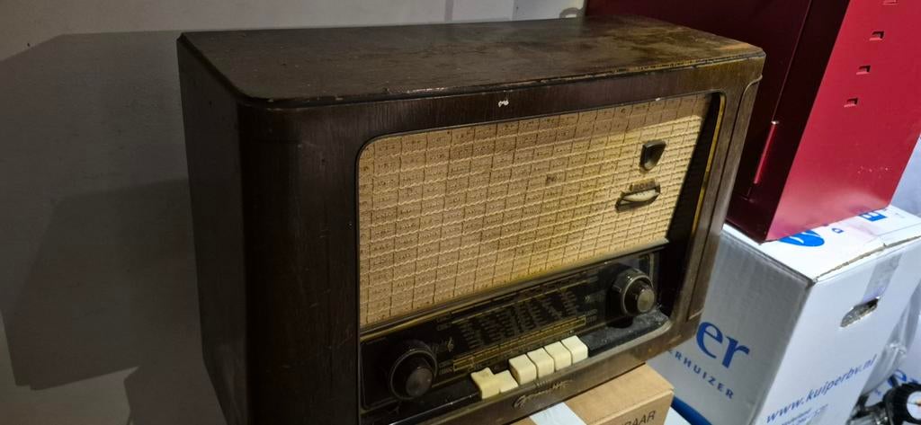 Vintage Grundig Radio 2043 - Klassieke buizenradio, Ophalen of Verzenden, Gebruikt, Radio