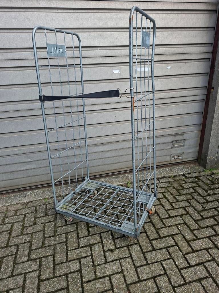 Rolcontainer, 100 liter of meer, Ophalen, Zo goed als nieuw, Transportkar