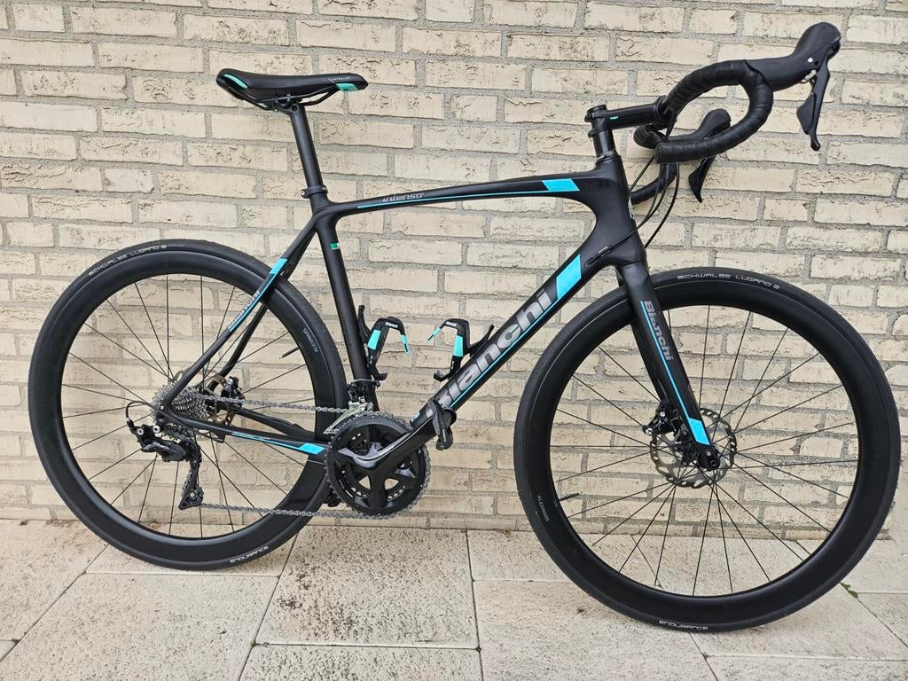 Bianchi Intenso full carbon racefiets. Disc. Carbon wielset, Overige merken, 28 inch, Franeker, Carbon