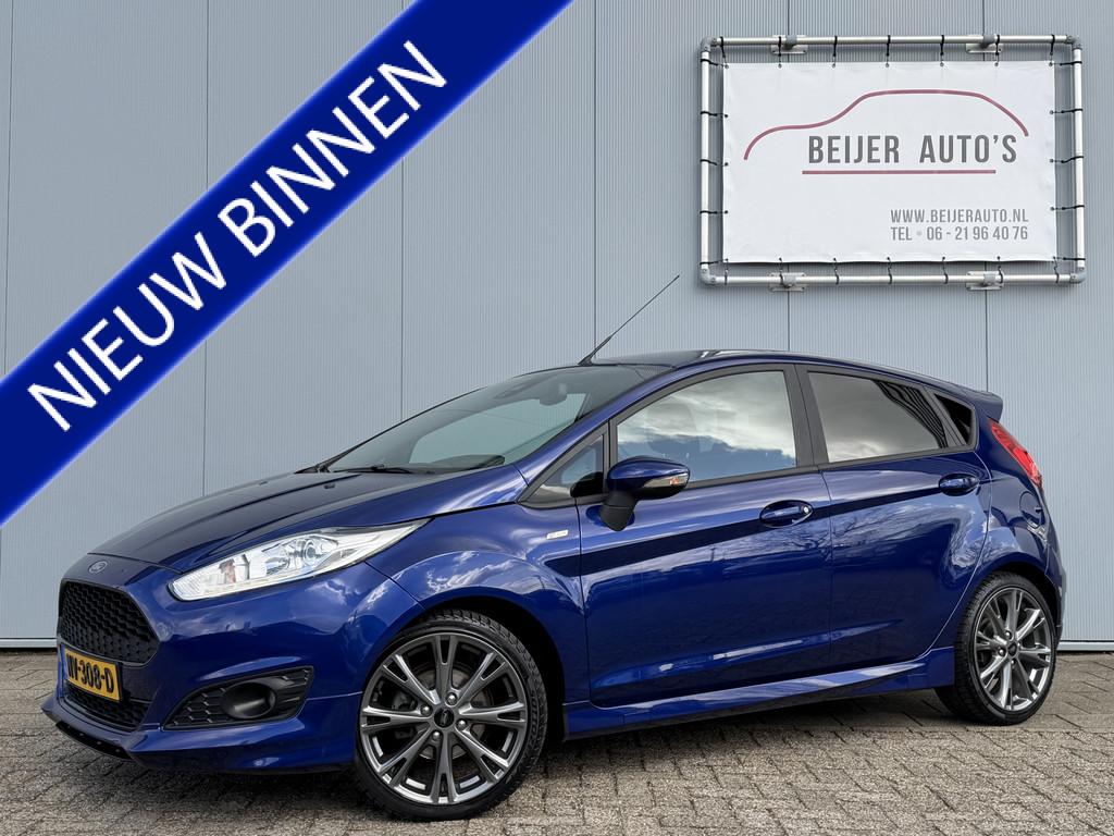 Ford Fiesta 1.0 EcoBoost ST Line Navigatie/Camera/17inch., Voorwielaandrijving, Euro 6, Blauw, 23 km/l