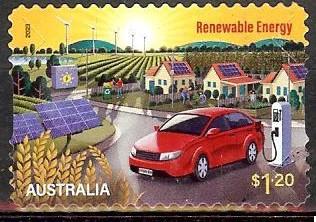 158 Australië 2023 Sustainable Future s/a mat, Verzenden, Gestempeld