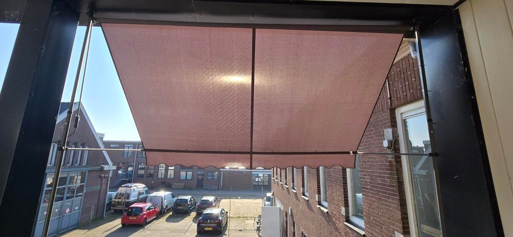 Tillvex klemluifel - 300 cm breed, Tuin en Terras, Zonneschermen, 300 cm of meer, Ophalen, 250 cm tot 450 cm, Overige typen