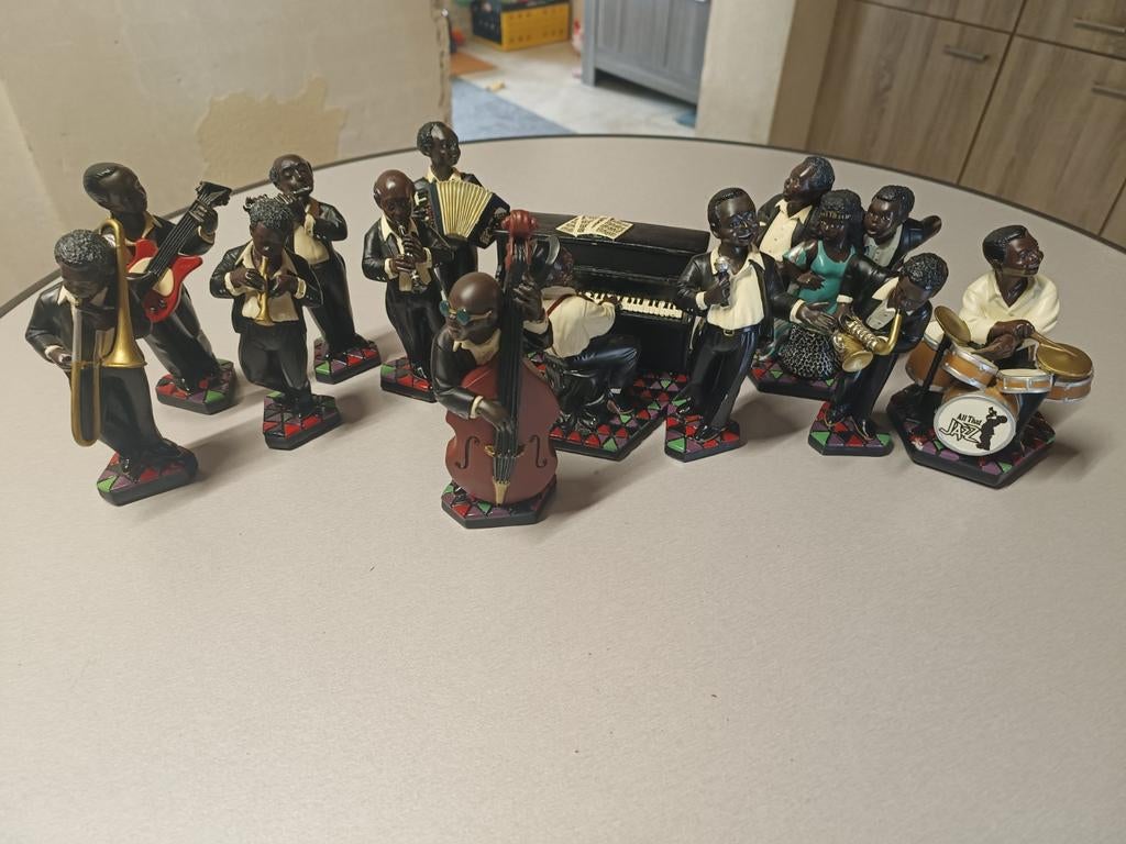 All That Jazz Beeldjes - Complete Set Muzikanten, Verzamelen, Ophalen of Verzenden, Gebruikt, Mens
