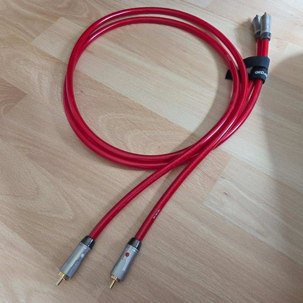 Qed Reference Audio-1 rca interlinks 1 mtr, Ophalen of Verzenden, Gebruikt, Minder dan 2 meter, Interlink-kabel