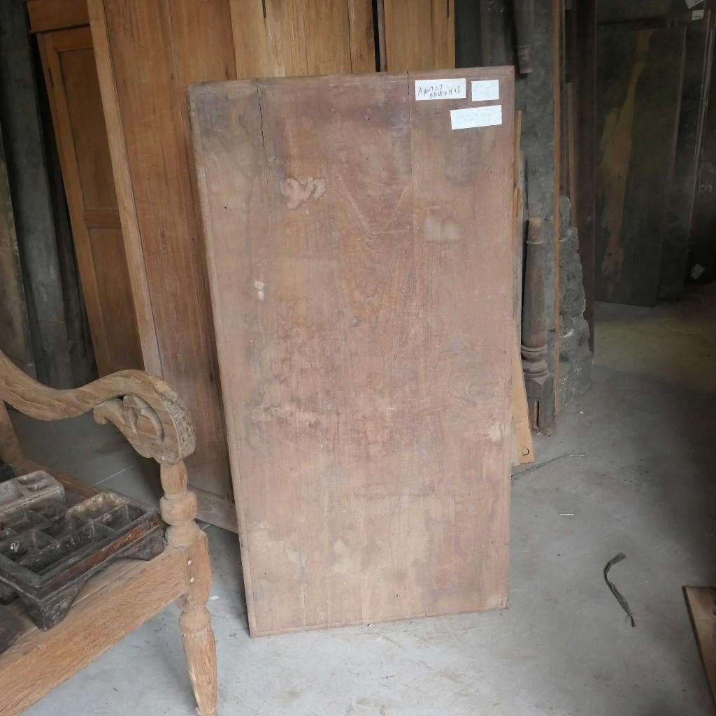 Stoere antieke boerentafel 203x105 teak hout landelijke SALE, Ophalen of Verzenden