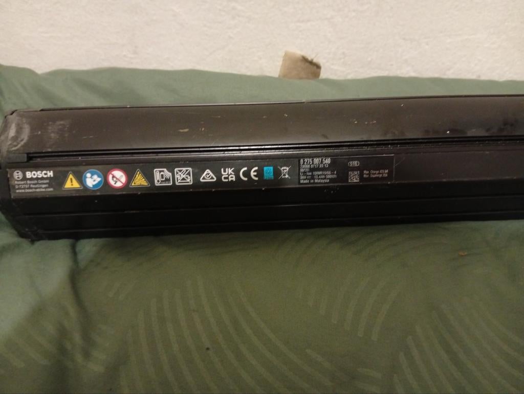 Bosch PowerTube 500 vertical E-bike Accu - Gebruikt, Ophalen of Verzenden, Gebruikt