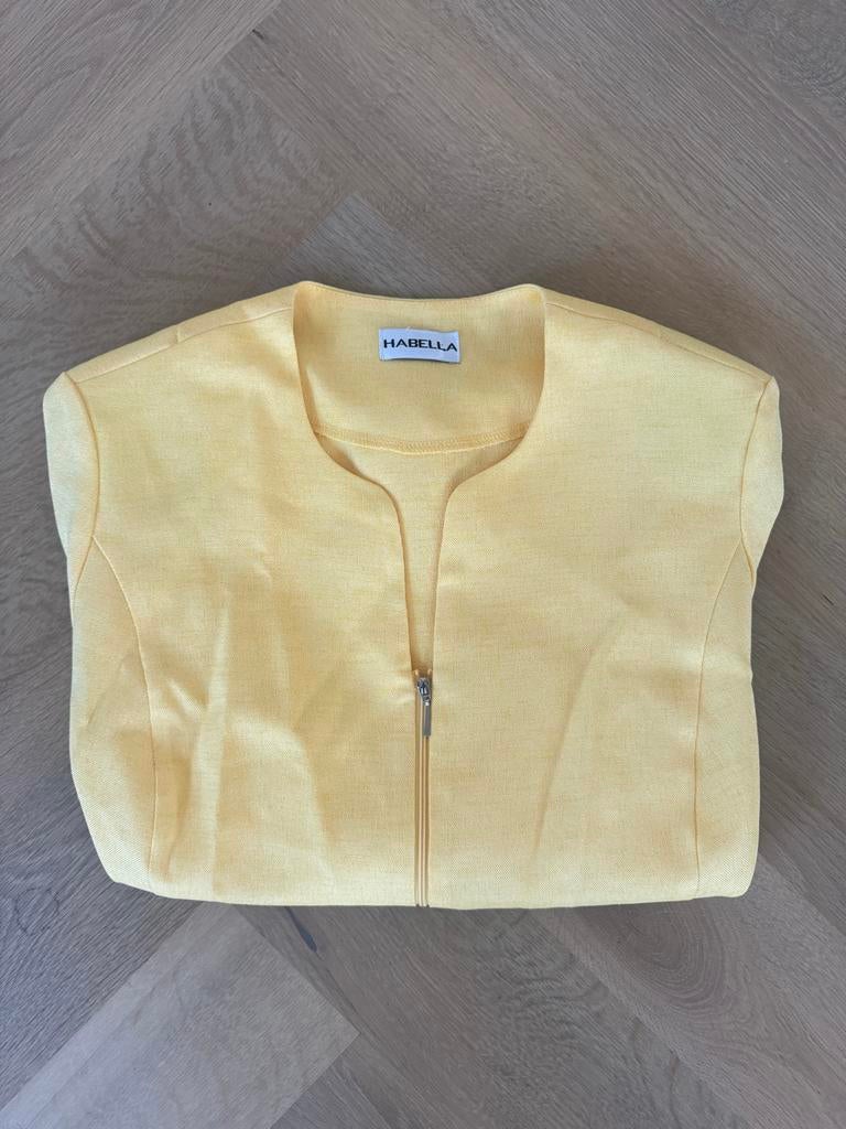 Habella Jasje / Blazer Lichtgeel Maat 42 - Nieuw, Habella, Geel, Maat 42/44 (L), Nieuw