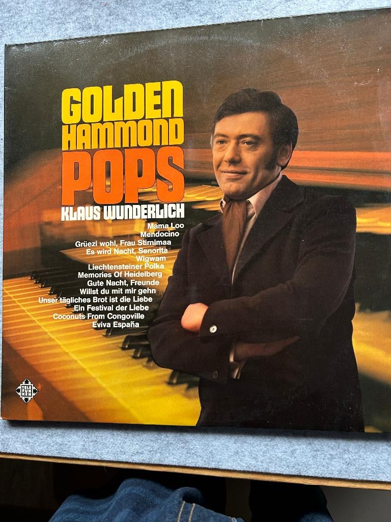 Dubbel LP Klaus Wunderlich, Golden Pops, Hammond orgel, Ophalen of Verzenden, 1960 tot 1980, Gebruikt, 12 inch