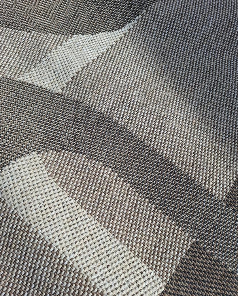 Japandi vloerkleed Scandinavisch organische vormen, Caravans en Kamperen, Ophalen