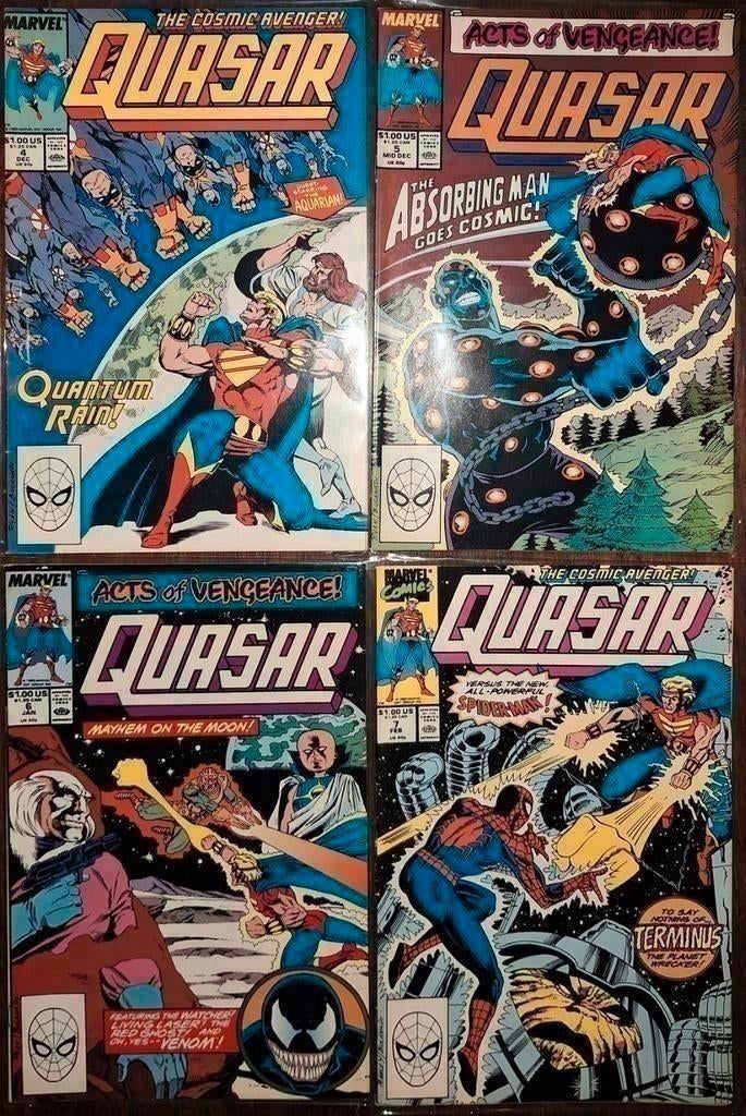 4x Quasar •  4 5 6 7  •  Marvel, Meerdere comics, Verzenden