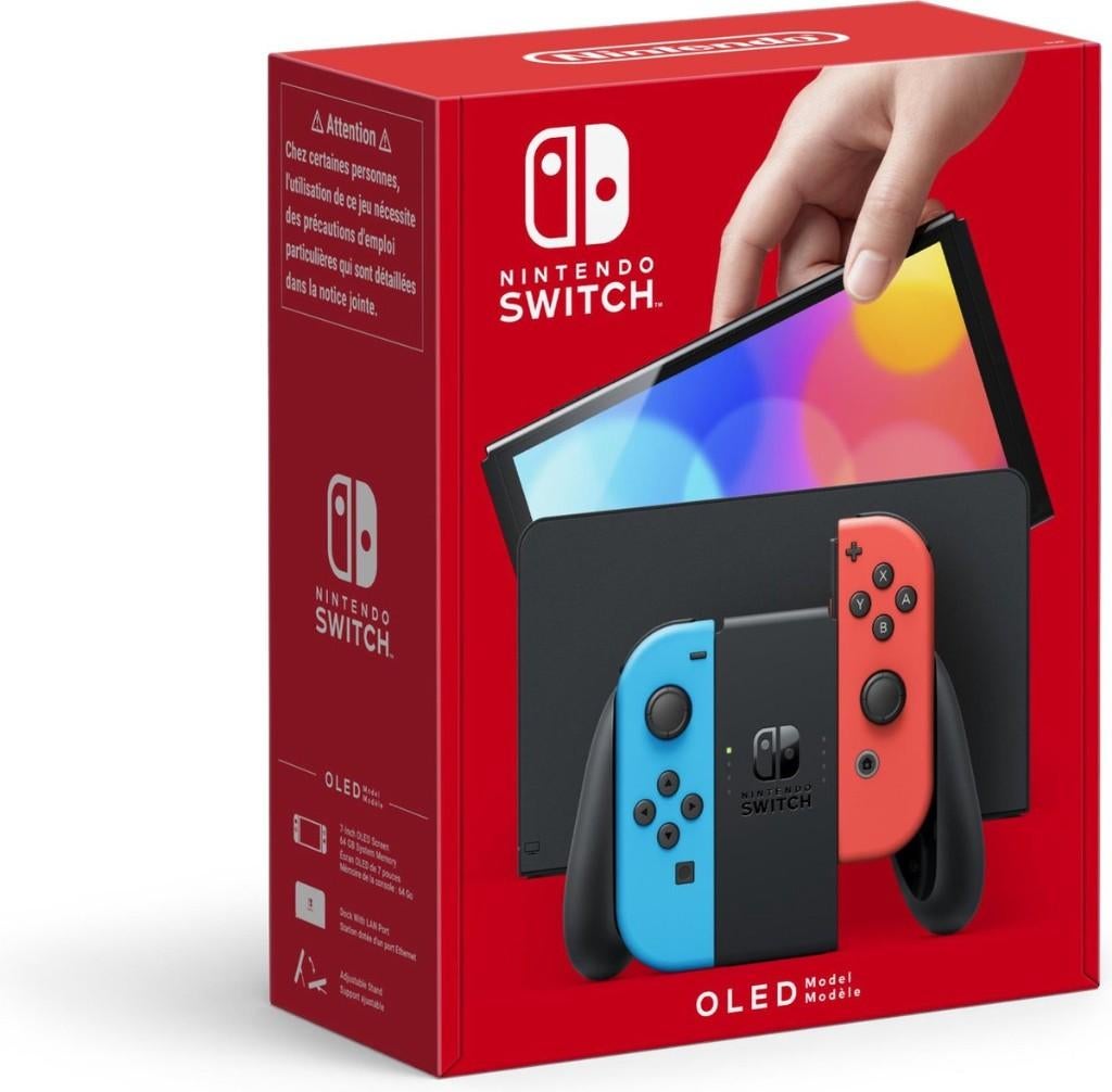 Nintendo switch oled, Spelcomputers en Games, Met games, Zo goed als nieuw, Zonder controller, Switch OLED