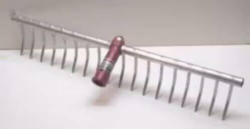 Hark - Landhark - Merk: POLET - Aluminium Pro - 18 tands, Tuin en Terras, Hand-tuingereedschap, Zo goed als nieuw, Hark, Ophalen