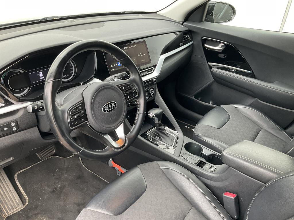 Kia Niro 1.6 GDi Hybrid DynamicLine 1Eig Trekhaak Nav/Cam Ad, Auto's, Gebruikt, Euro 6, Zwart, Origineel Nederlands
