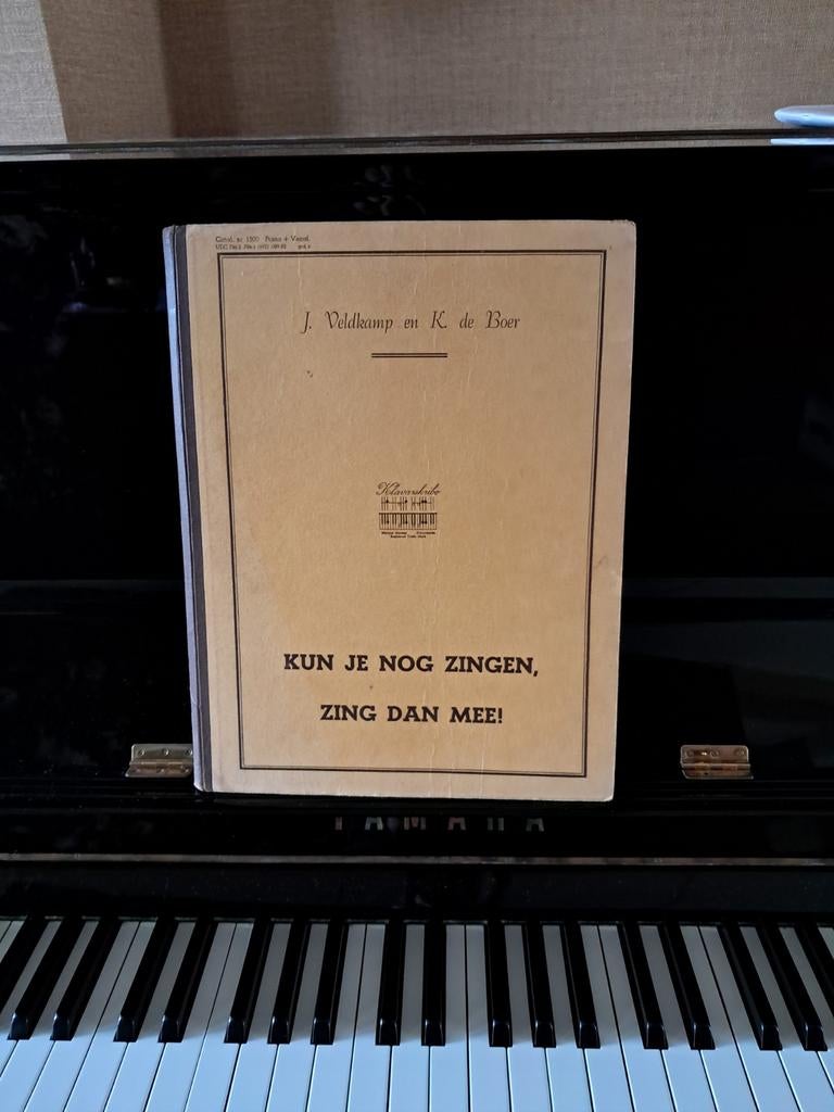 Muziekboek Kun je nog zingen, zing dan mee! Klavarskribo, Ophalen, Gebruikt, Overige genres, Overige soorten