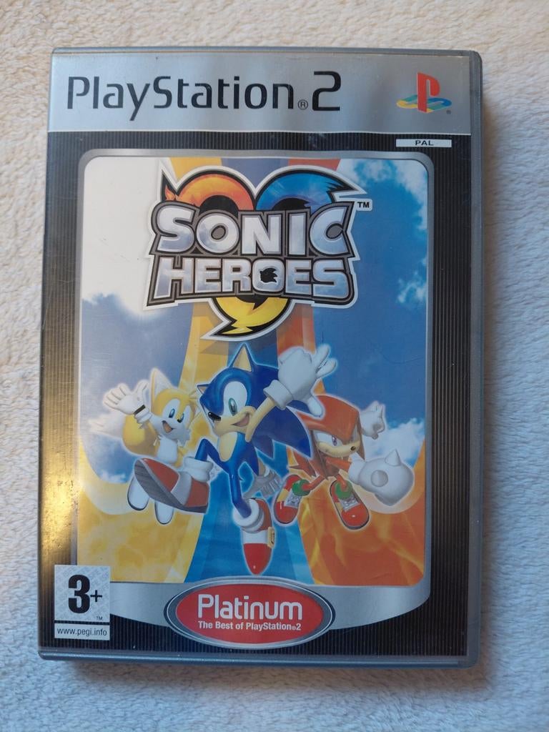 Sonic Heroes Platinum, Spelcomputers en Games, Games | Sony PlayStation 2, Avontuur en Actie, 1 speler, Ophalen of Verzenden, Zo goed als nieuw