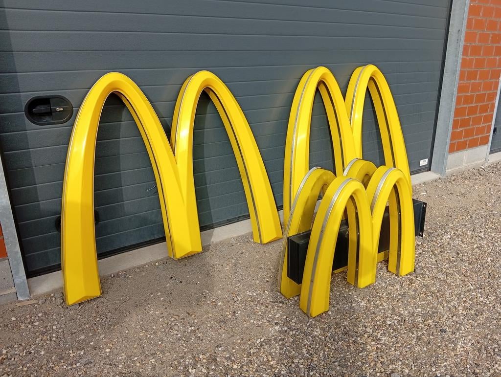 McDonalds M Lichtbak Lichtreclame Ronald McDonald, Ophalen