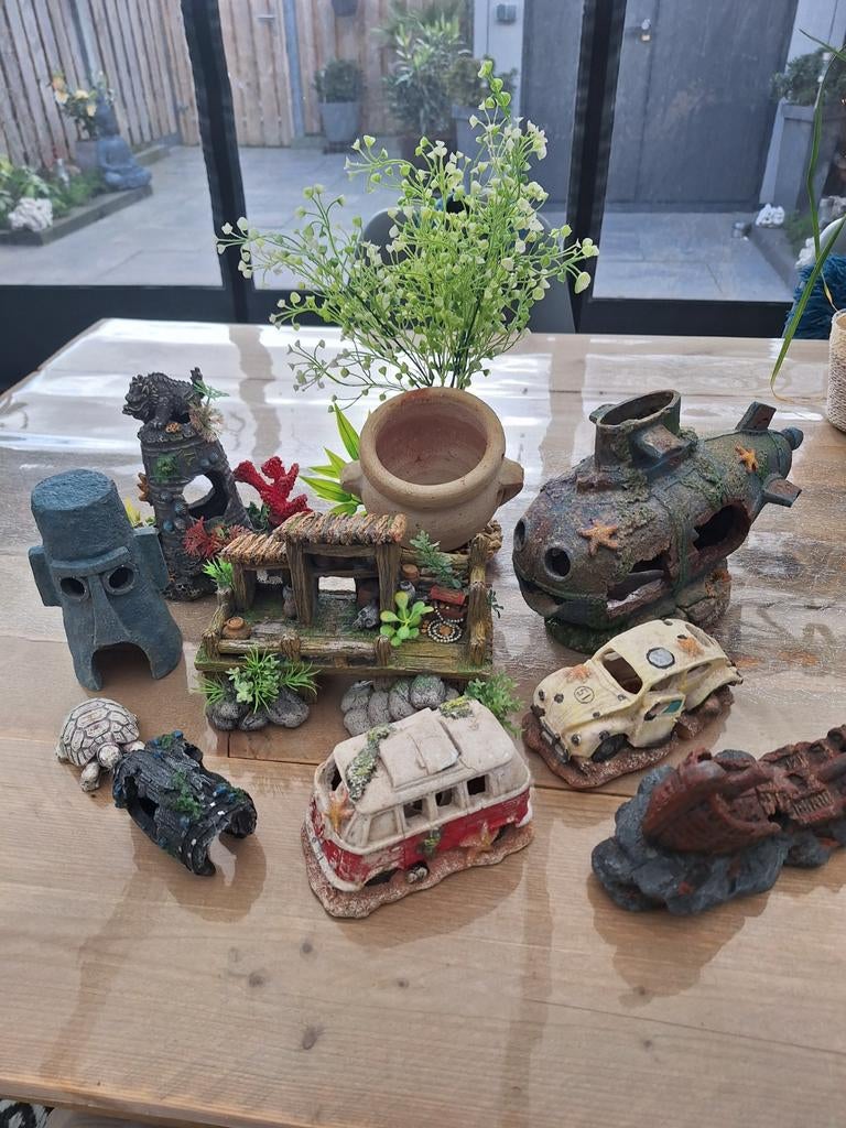 Aquarium decoratie, Ophalen of Verzenden, Gebruikt, Decoratie