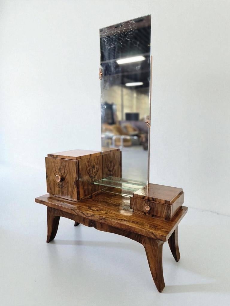 vintage art deco kast / toiletkast met spiegel, Antiek en Kunst, Ophalen