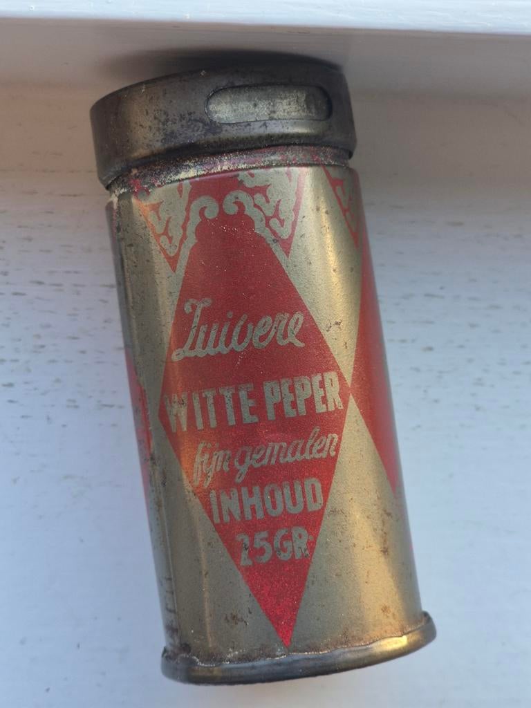 Specerijen Malerij De Peperbus Doesschate Zwolle blikje, Verzamelen, Blikken, Ophalen of Verzenden, Overige