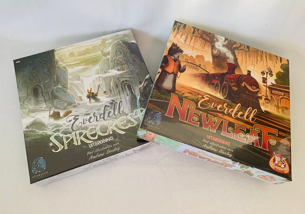 Everdell Aanbieding - Newleaf + Spirecrest uitbreidingen, Info@whiteglobingames.com, White Goblin Games, Nieuw, Ophalen of Verzenden