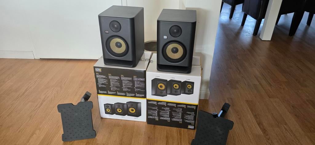 KRK Rokit RP5 G5 studiomonitoren, Overige merken, Ophalen of Verzenden, Zo goed als nieuw, 120 watt of meer
