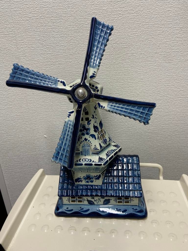 Delfts Blauwe Molen - Souvenir Arnhem, Antiek en Kunst, Antiek | Keramiek en Aardewerk, Ophalen of Verzenden
