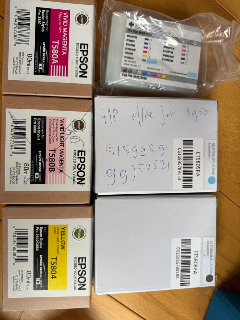 EPSON inkt cartridges, Ophalen of Verzenden, Nieuw, Cartridge