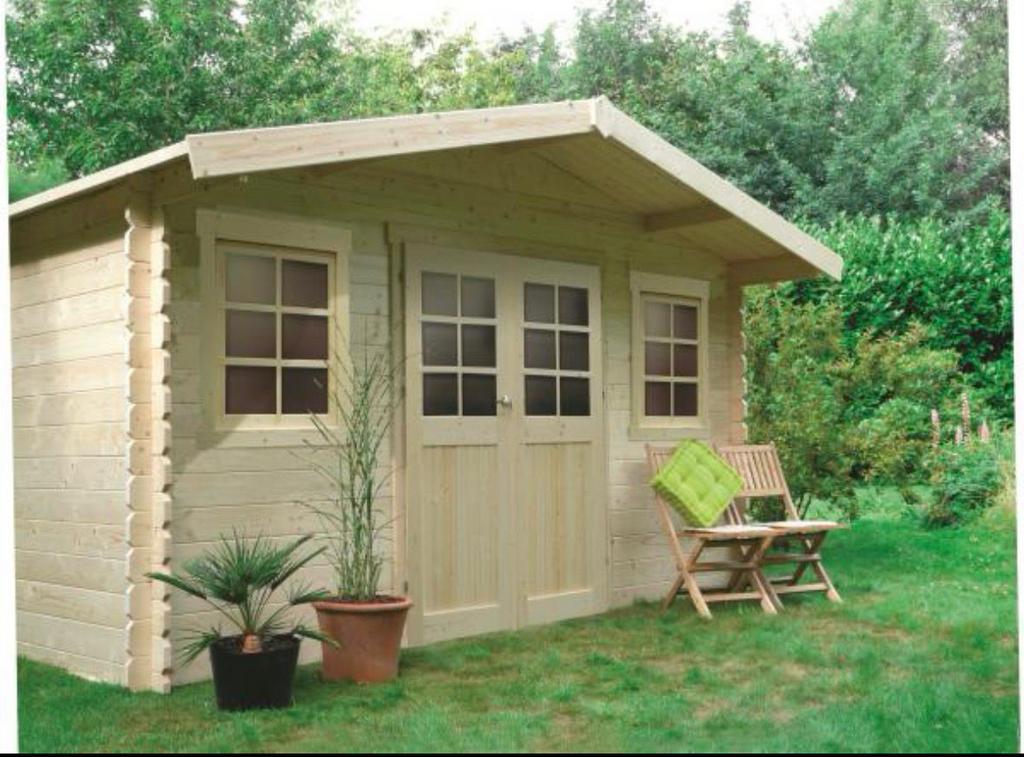 Tuinhuis - blokhut - bouwpakket - nieuw!, 200 tot 400 cm, 250 tot 500 cm, Blokhut, Nieuw