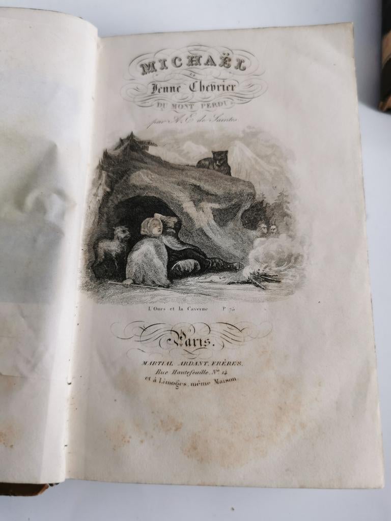 Gravures - Michaël, Jeune Chevrier du Mont Perdue -, Antiek en Kunst, Ophalen of Verzenden