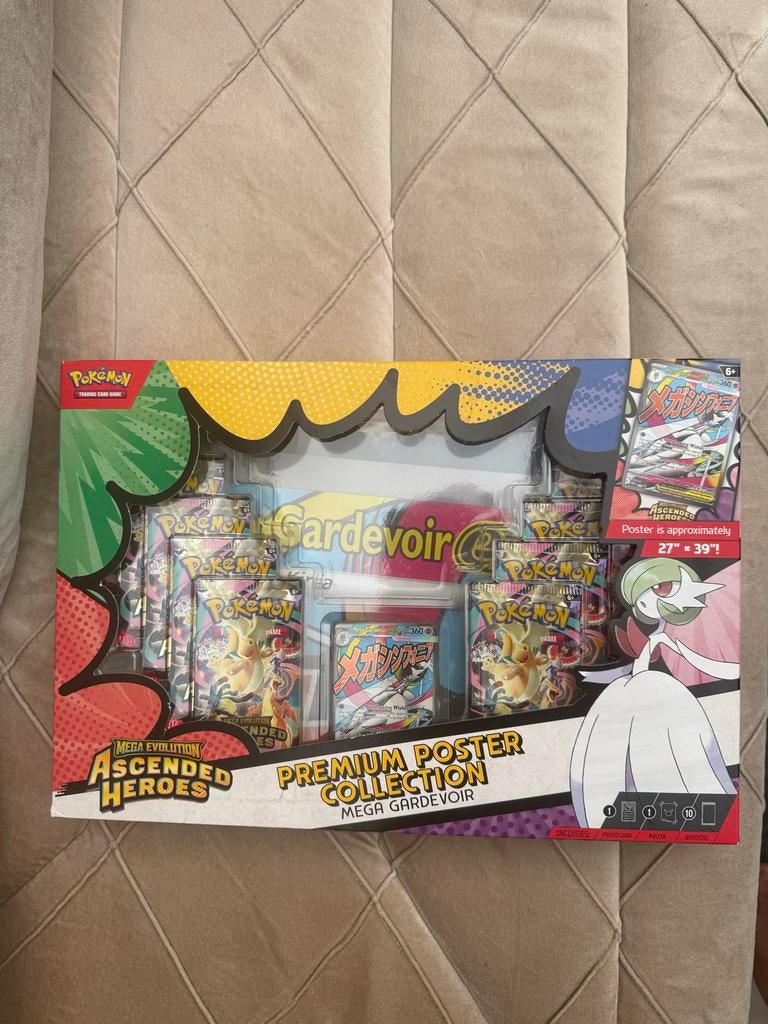 Pokémon Gardevoir promo poster collection Ascended Heroes, Ophalen of Verzenden, Nieuw, Overige typen, Foil