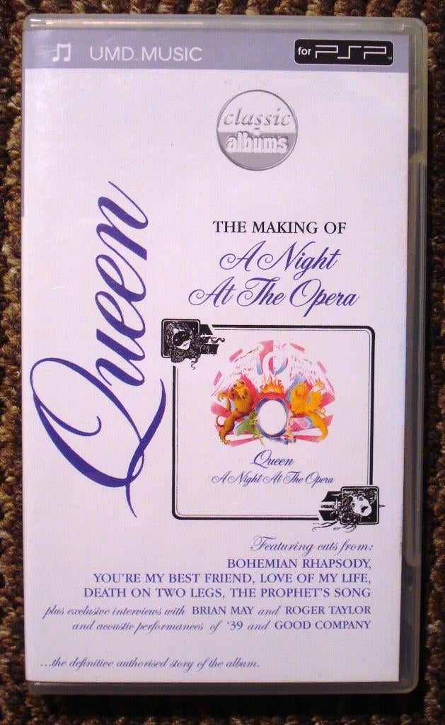 Queen UMD for PSP: ‘The Making of A Night at The Opera’, Muziek, 1 speler, Ophalen of Verzenden, Zo goed als nieuw