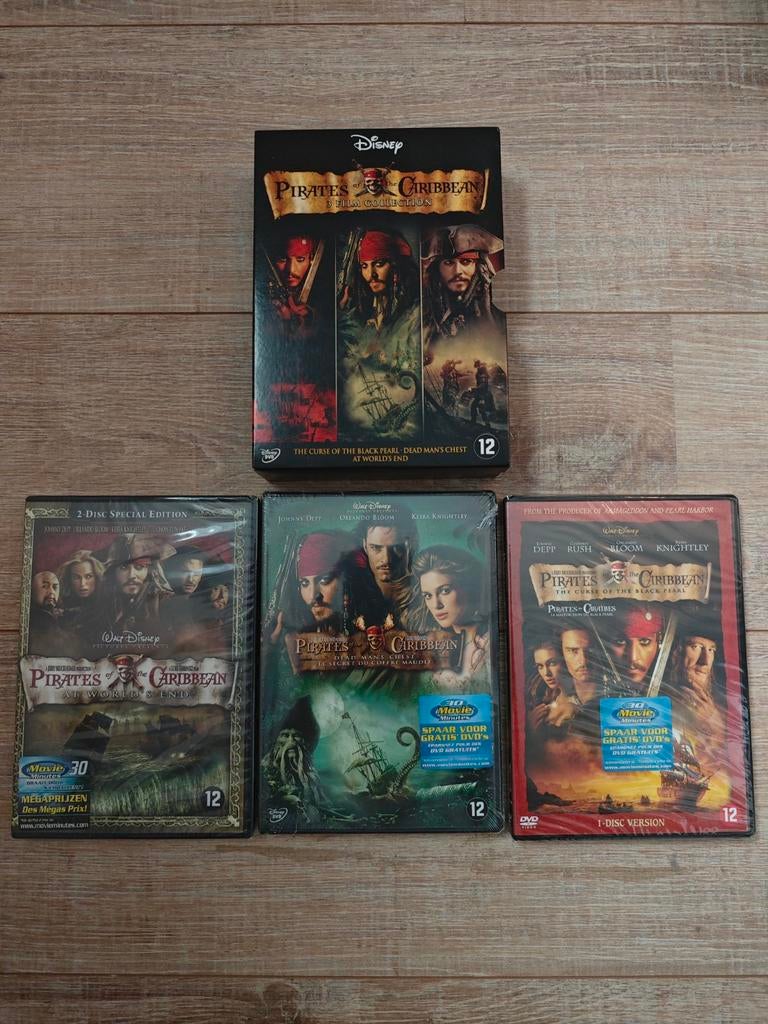 Pirates of the Caribbean DVD set - NIEUW, Vanaf 12 jaar, Ophalen of Verzenden, Nieuw in verpakking, Boxset