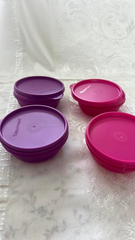 Tupperware ruimteschaaltjes 4 stuks 300 ml, Ophalen of Verzenden, Nieuw, Beker of Kan