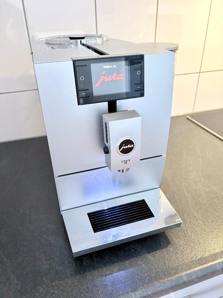 Jura ENA 8 koffie volautomaat, Ophalen, Afneembaar waterreservoir, Koffiemachine, Zo goed als nieuw