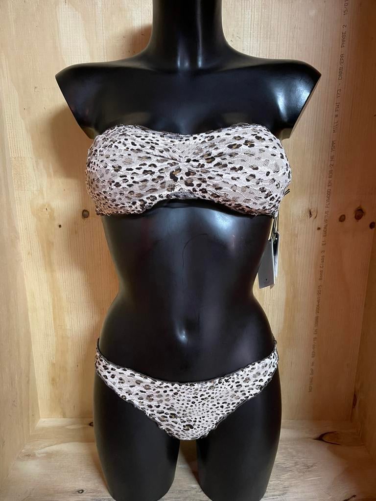 Twinset badeau bikini maat 70b slip 36 model corda, Verzenden, Nieuw, Bruin, Bikini