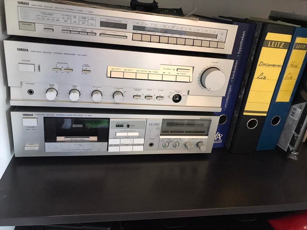 Yamaha tuner versterker cass.deck, Audio, Tv en Foto, Stereo-sets, Tuner of Radio, Gebruikt, Losse componenten, Ophalen