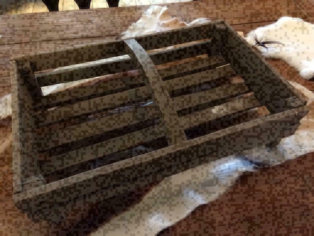 Aardappel poot kisten , houten manden , heel oud ( hout ), Ophalen of Verzenden