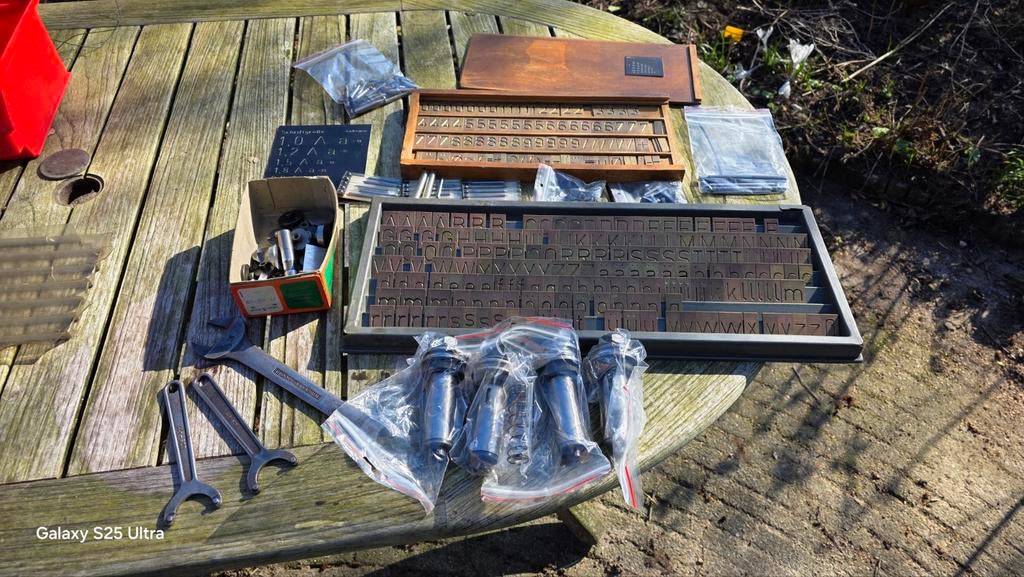 Deckel graveer spullen, Ophalen of Verzenden