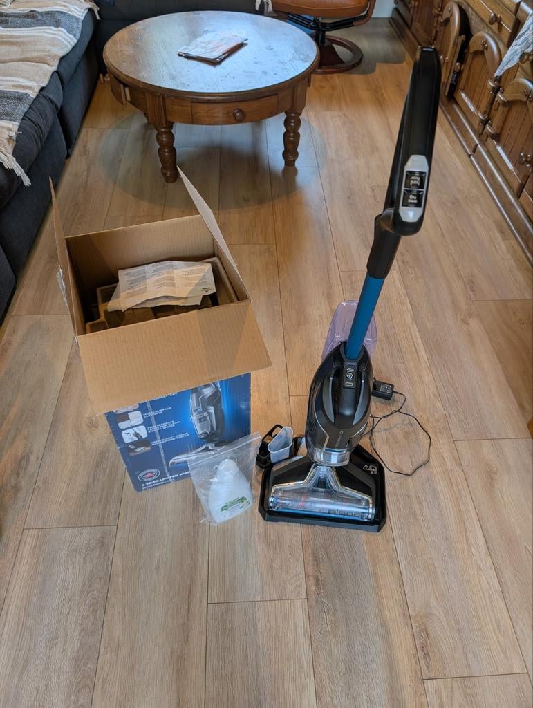 Bissell Crosswave C6 Cordless, Ophalen of Verzenden, Zo goed als nieuw, Reservoir, Waterstofzuiger