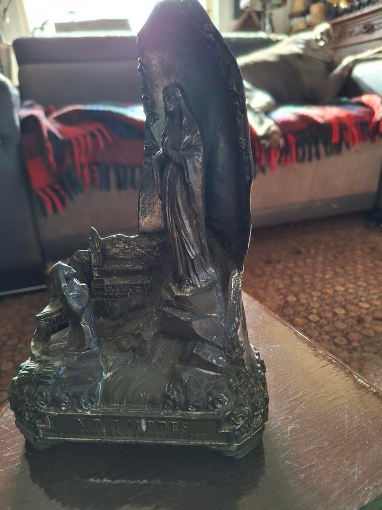Vintage Lourdes beeldje - Maria en Bernadette, Ophalen of Verzenden