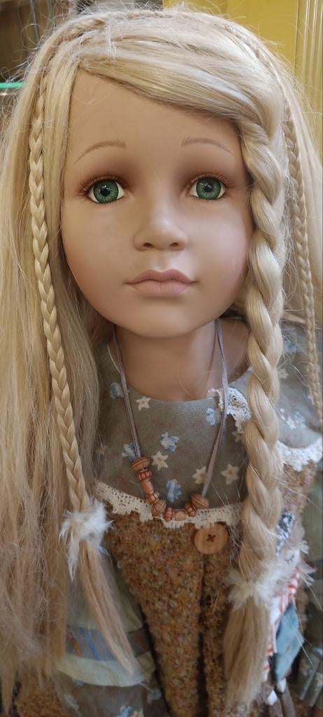 RF Collection pop 110cm Reinhard Faelens Collection, Verzamelen, Poppen, Ophalen, Gebruikt, Pop, Levensecht of Reborn