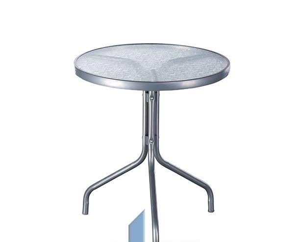 Bistro tafel 60X70CM ZILVER LIFETIME, Ophalen, Nieuw